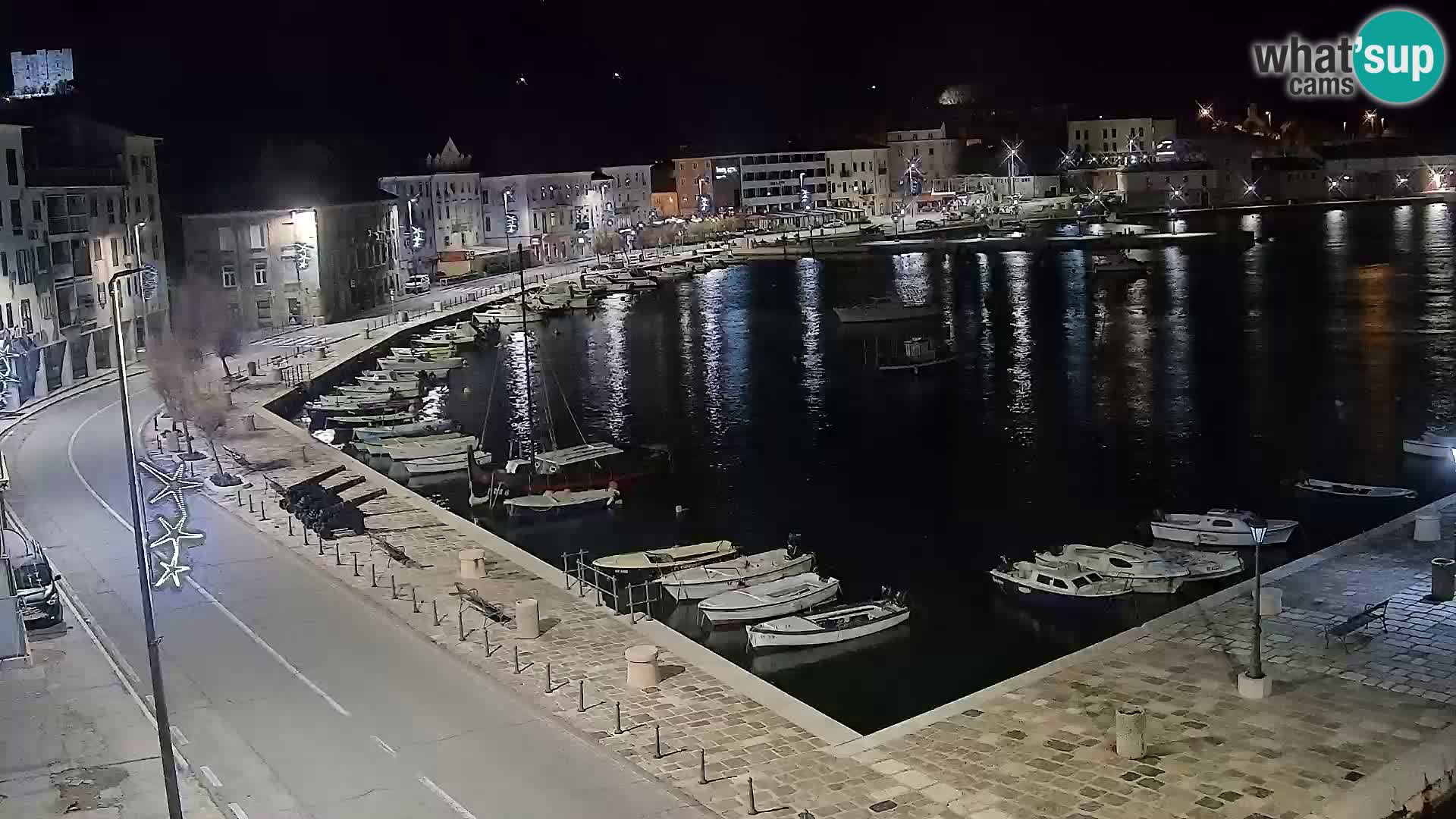 Senj Spletna kamera – pogled na obalo Senja