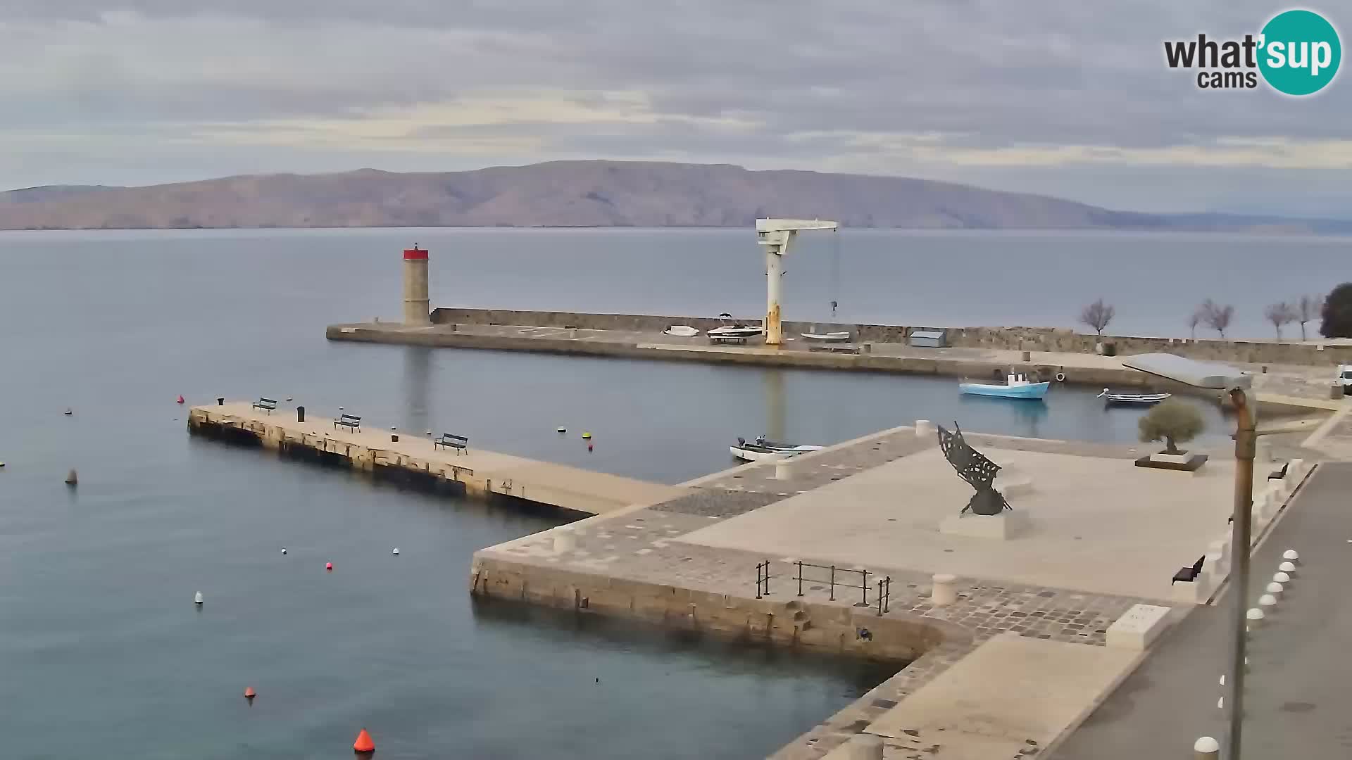 Senj Spletna kamera – pogled na obalo Senja