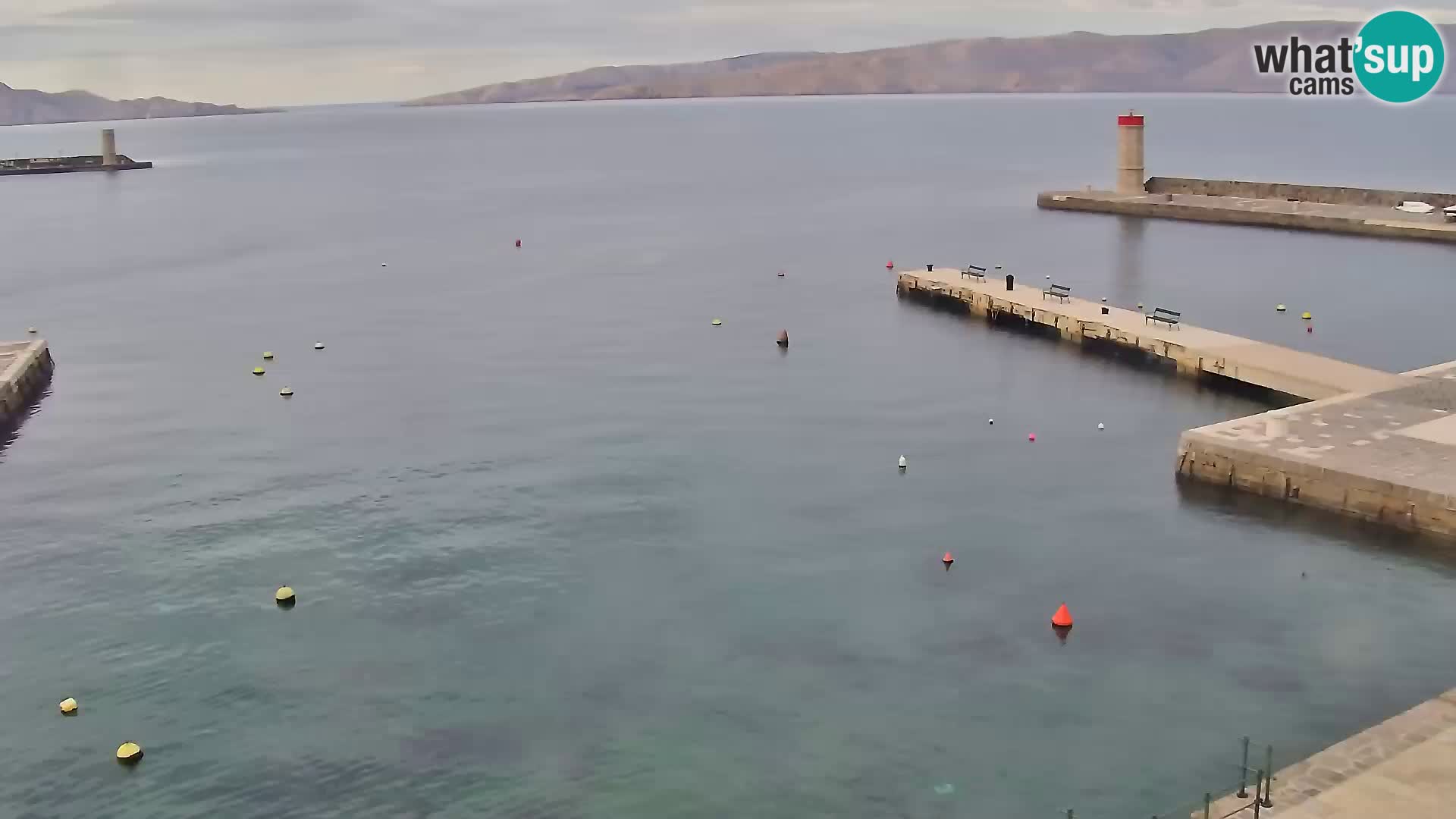 Senj camera en vivo – Vista panorámica de Senj riva