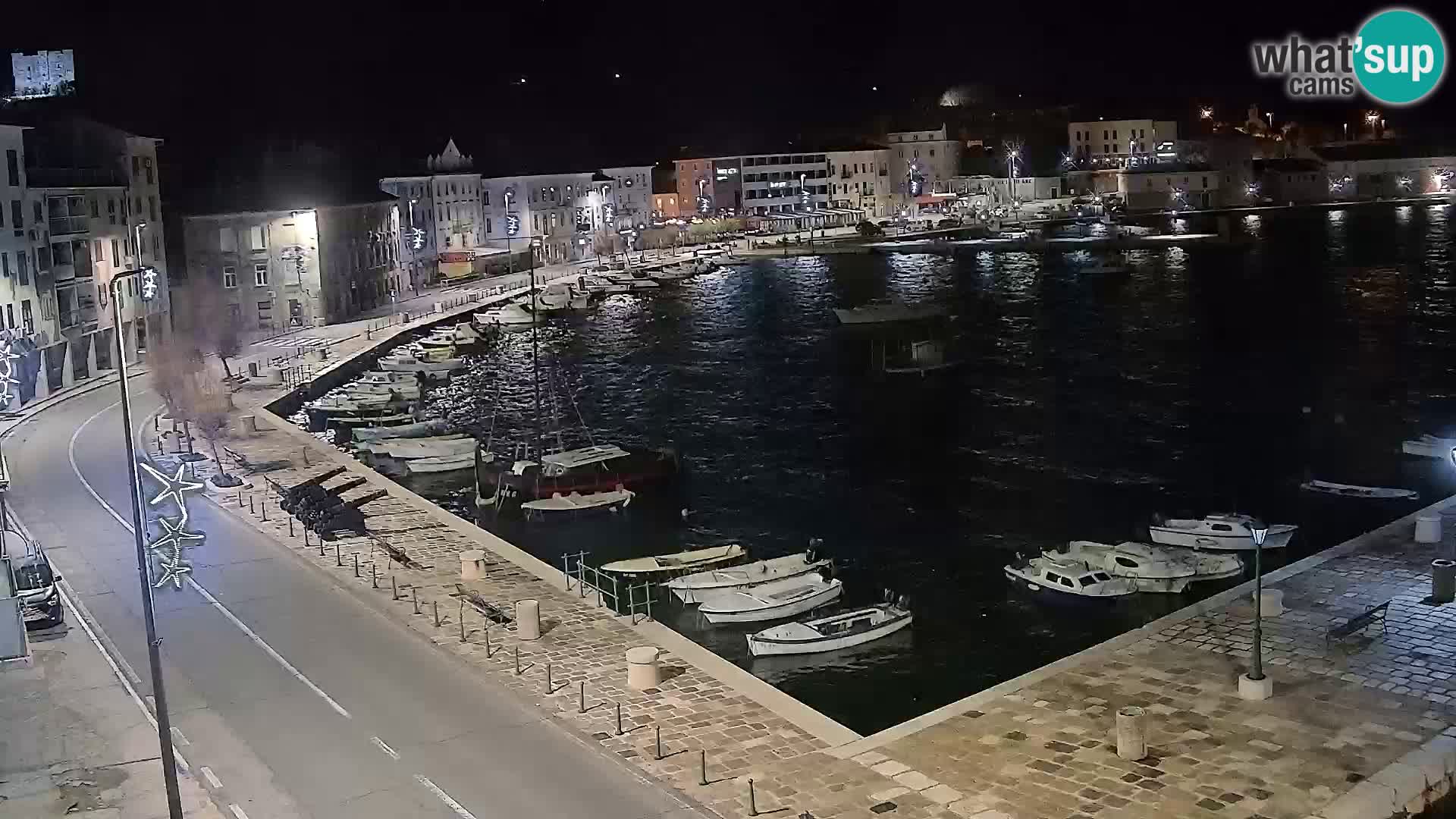 Senj camera en vivo – Vista panorámica de Senj riva