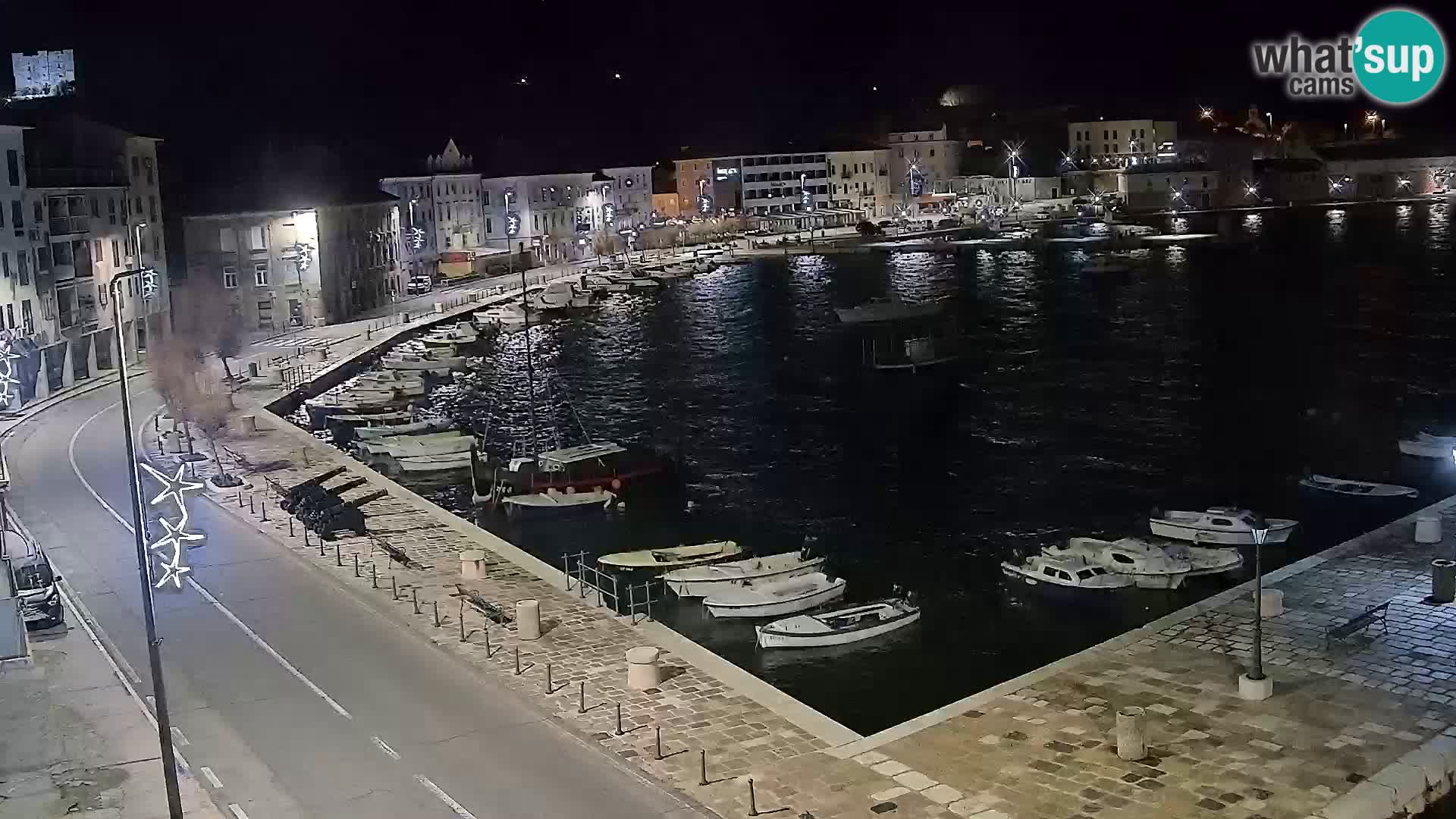 Senj camera en vivo – Vista panorámica de Senj riva
