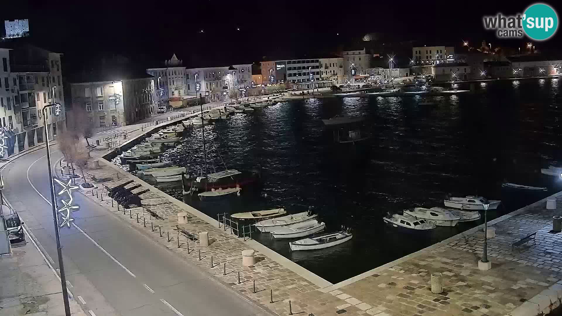 Senj camera en vivo – Vista panorámica de Senj riva