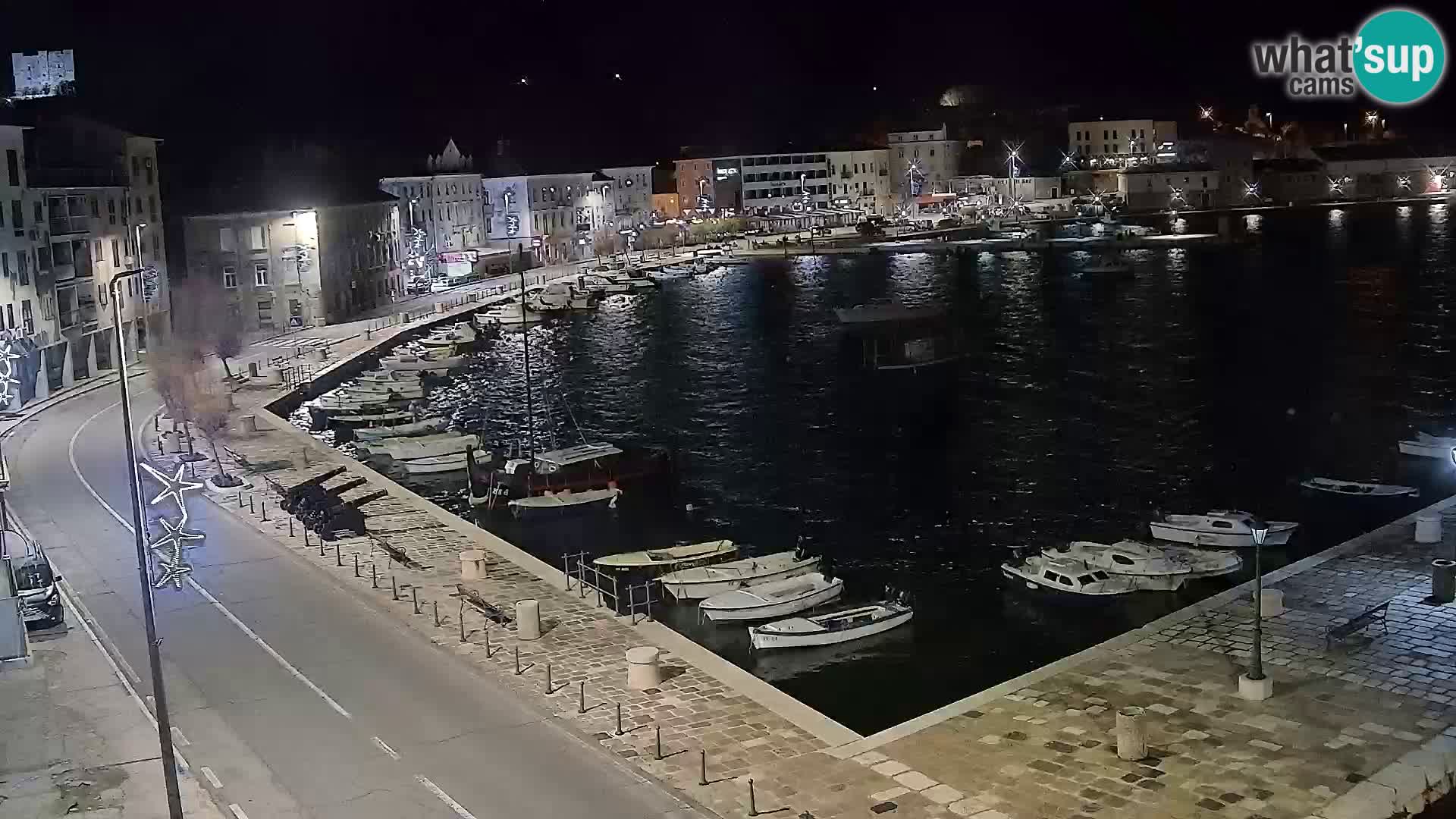 Senj camera en vivo – Vista panorámica de Senj riva