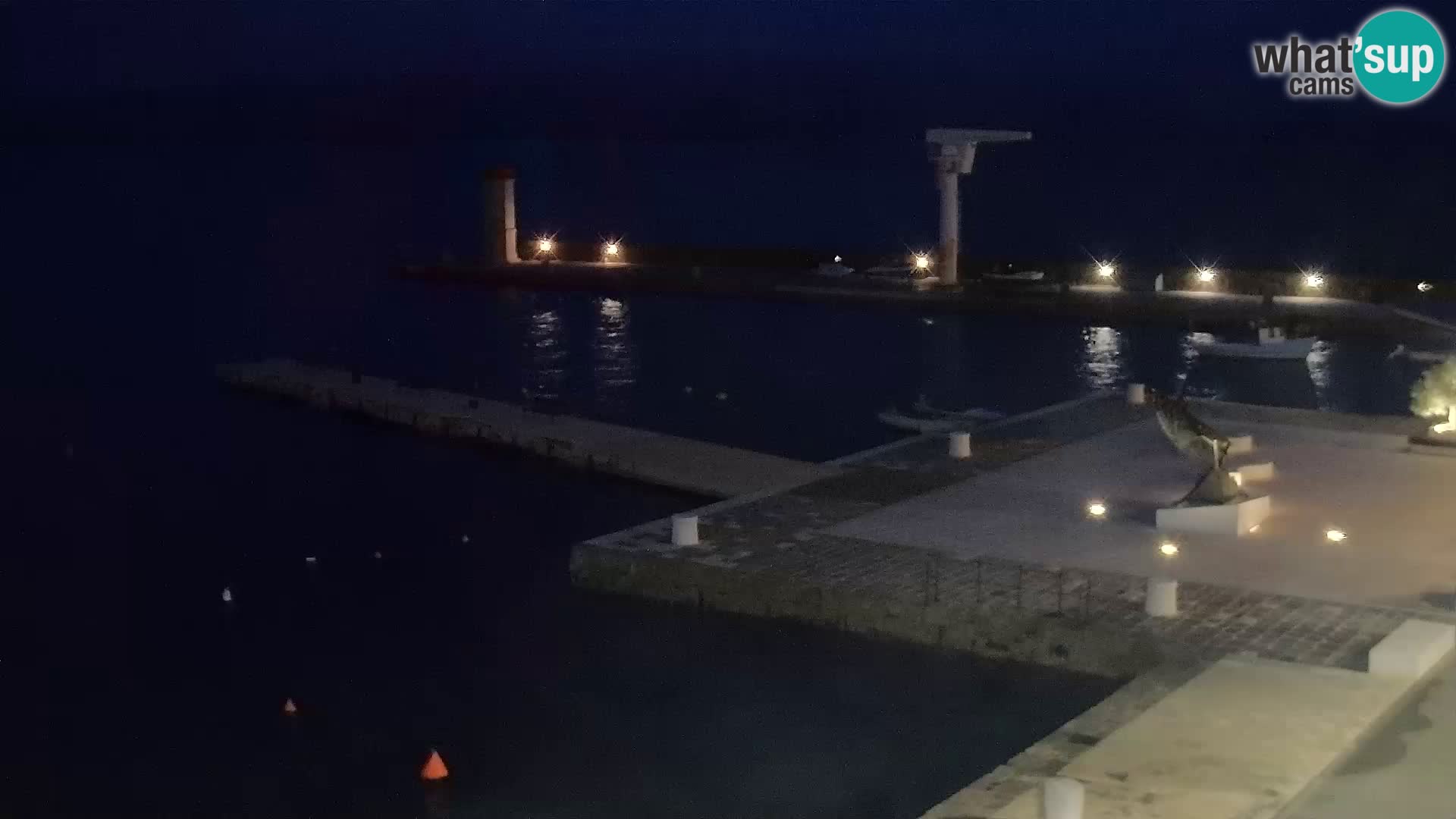 Kamera u živo Senj – Panoramski pogled na senjsku rivu