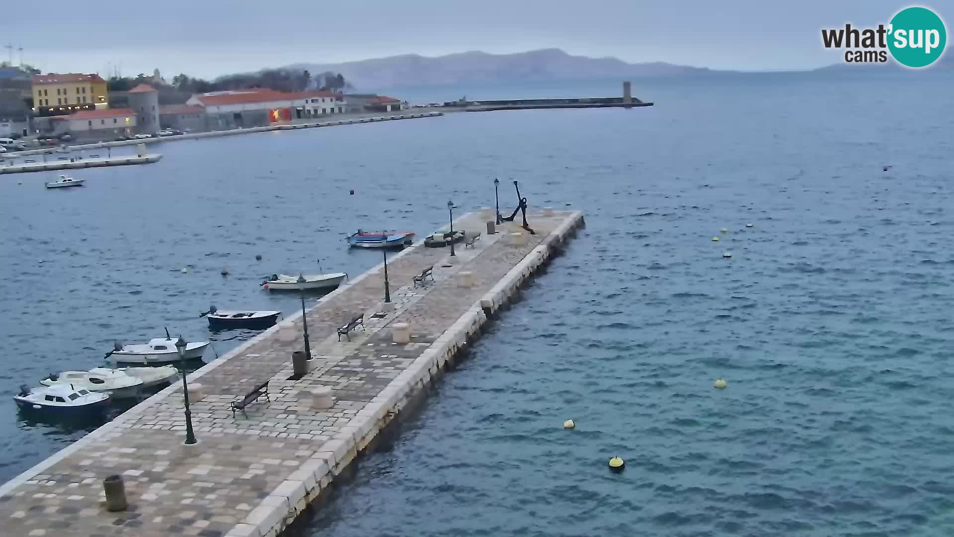 Senj Spletna kamera – pogled na obalo Senja