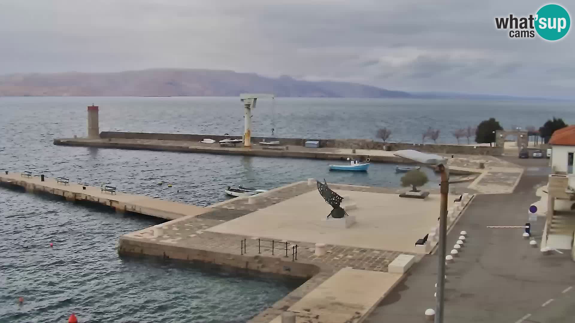 Senj Spletna kamera – pogled na obalo Senja