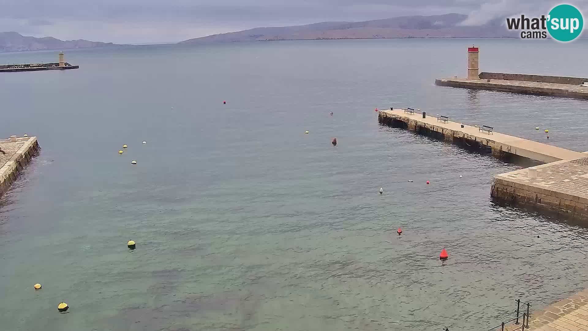 Senj Spletna kamera – pogled na obalo Senja