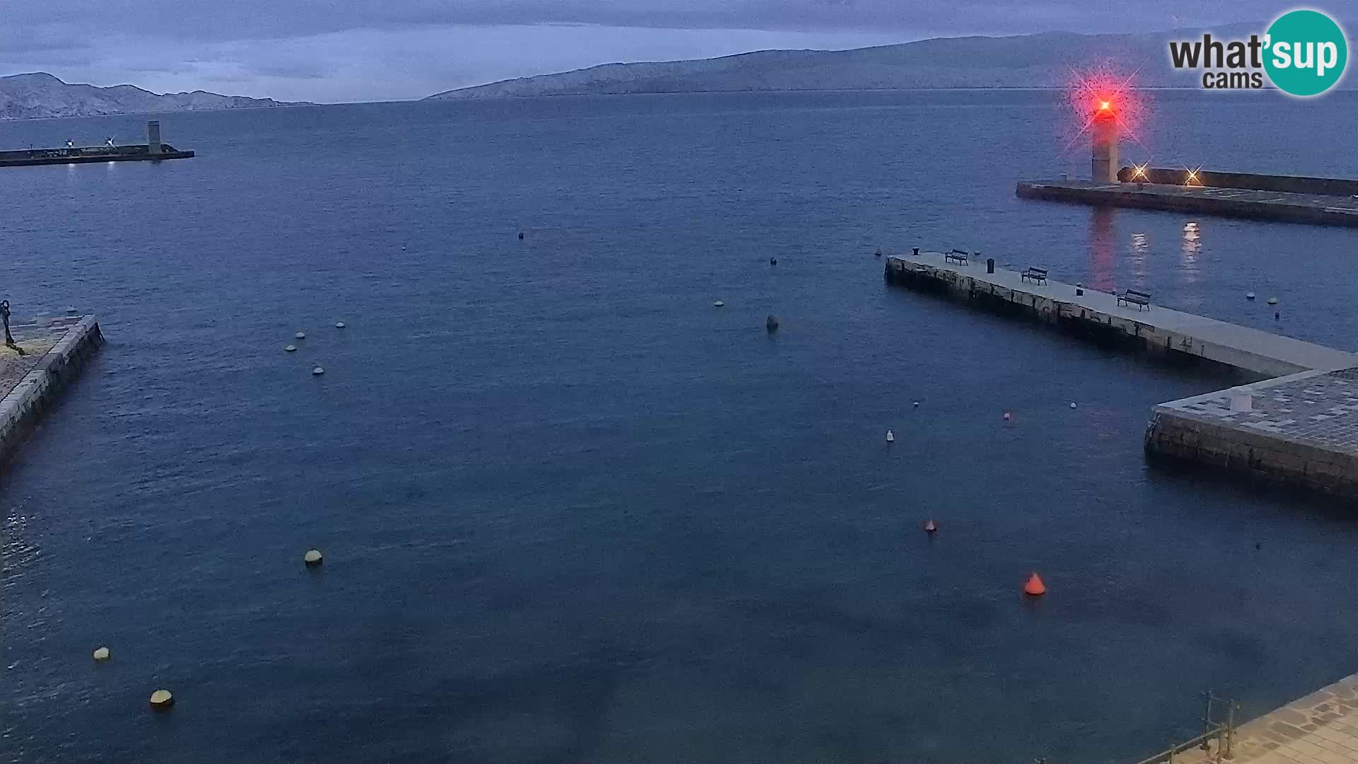 Senj Spletna kamera – pogled na obalo Senja