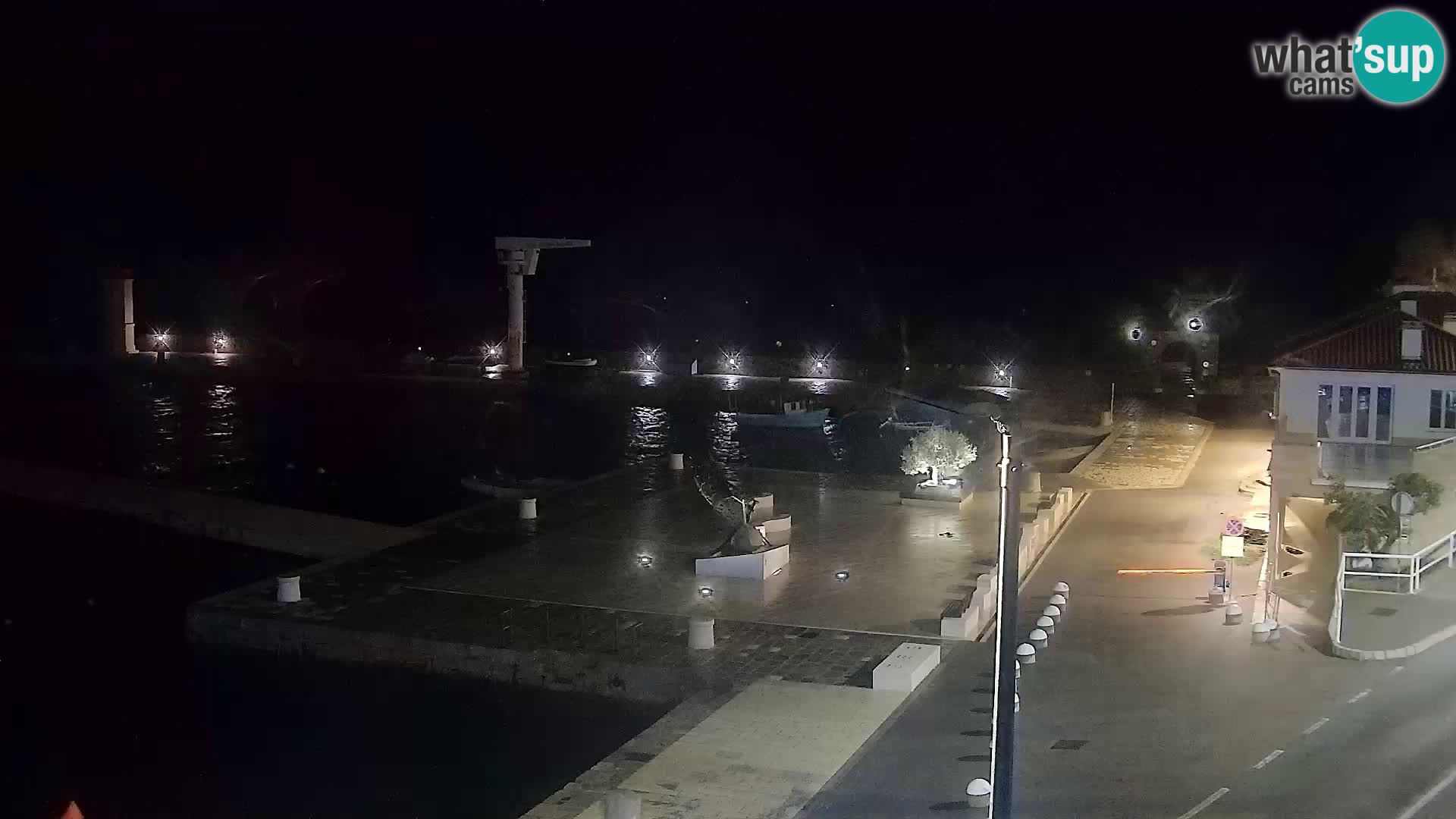 Kamera u živo Senj – Panoramski pogled na senjsku rivu