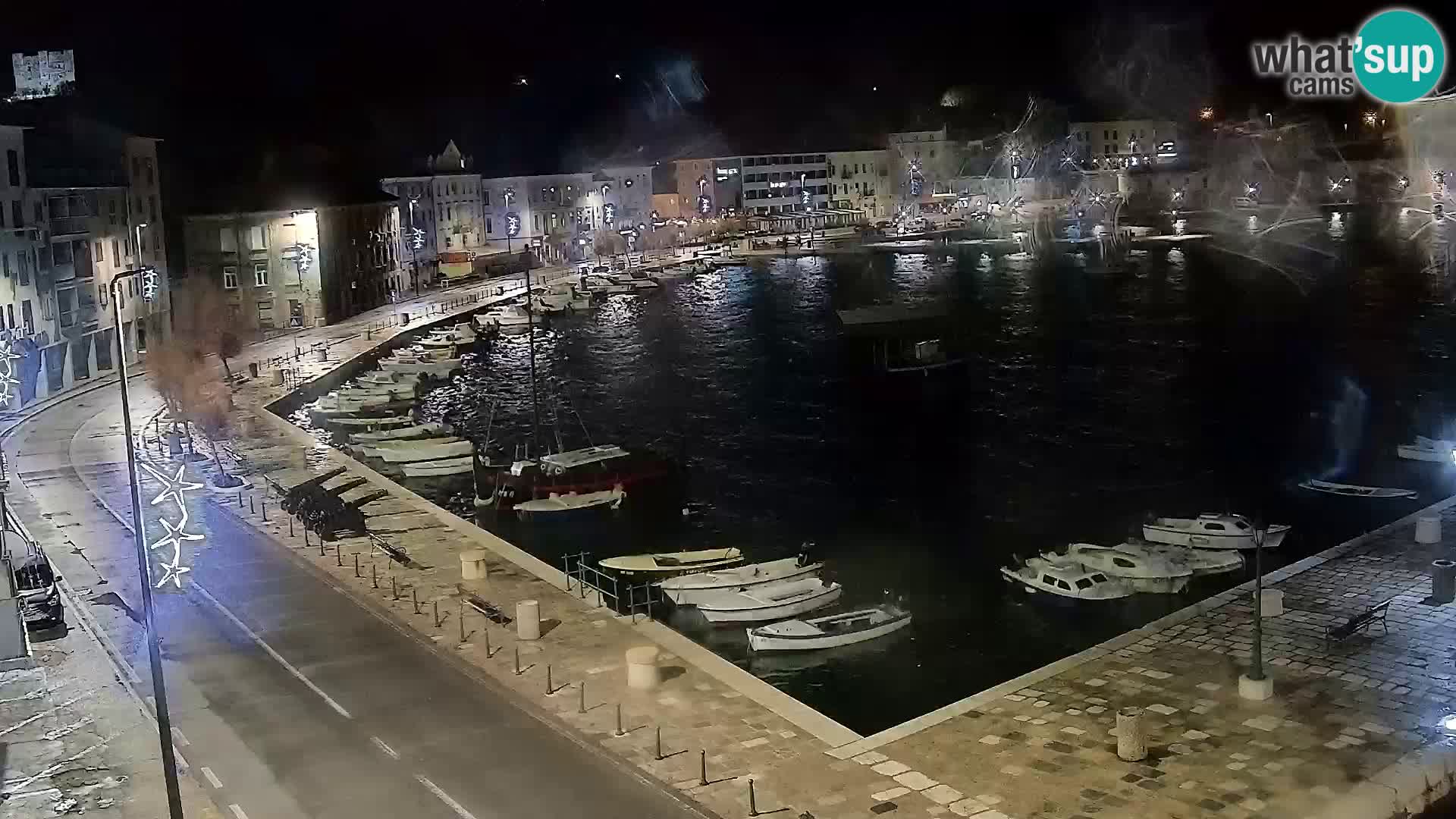 Senj Spletna kamera – pogled na obalo Senja