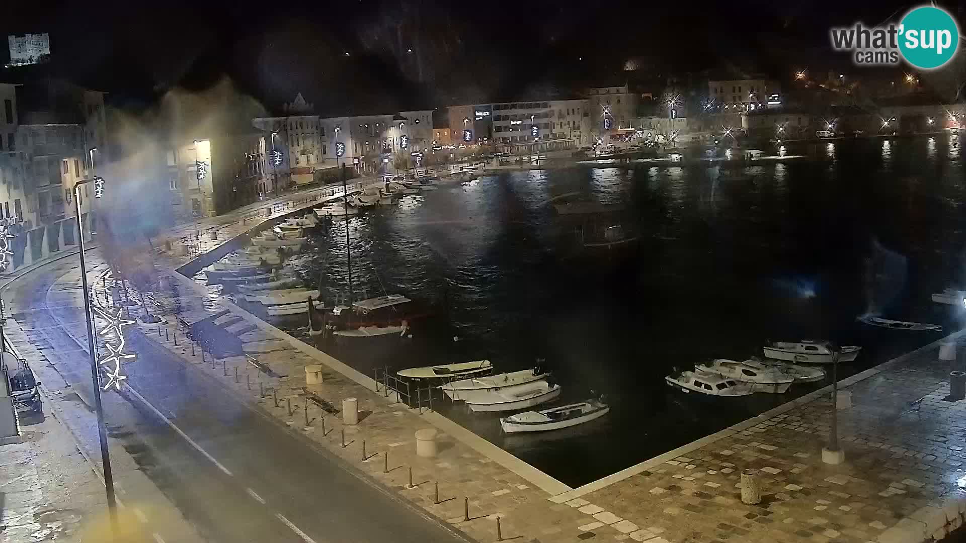 Senj camera en vivo – Vista panorámica de Senj riva