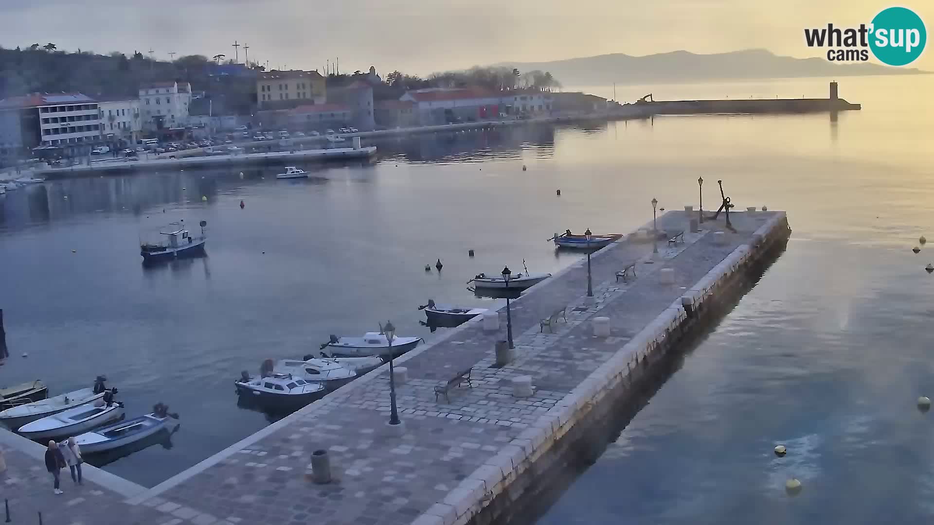 Webcam Segna – Panorama dell’lungomare di Senj