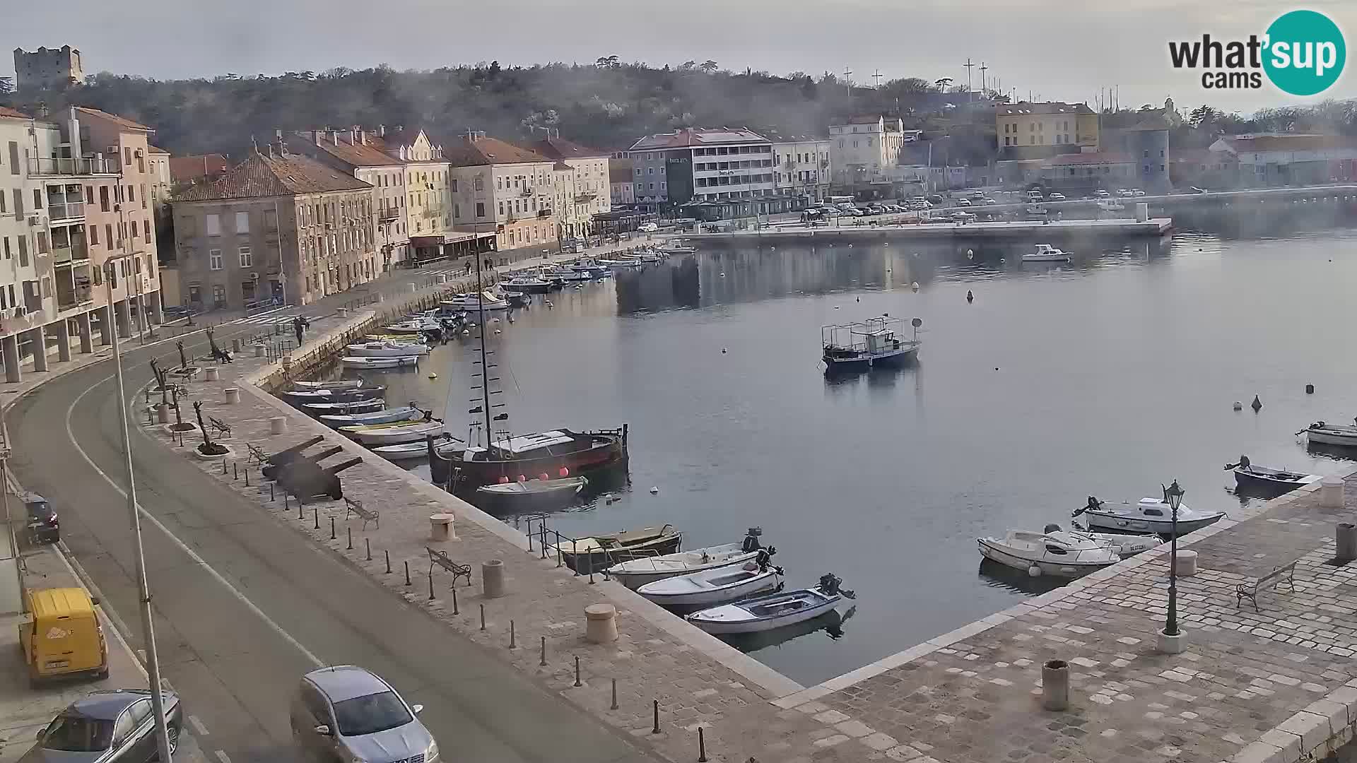 Senj Webcam – Panoramic view of Senj riva