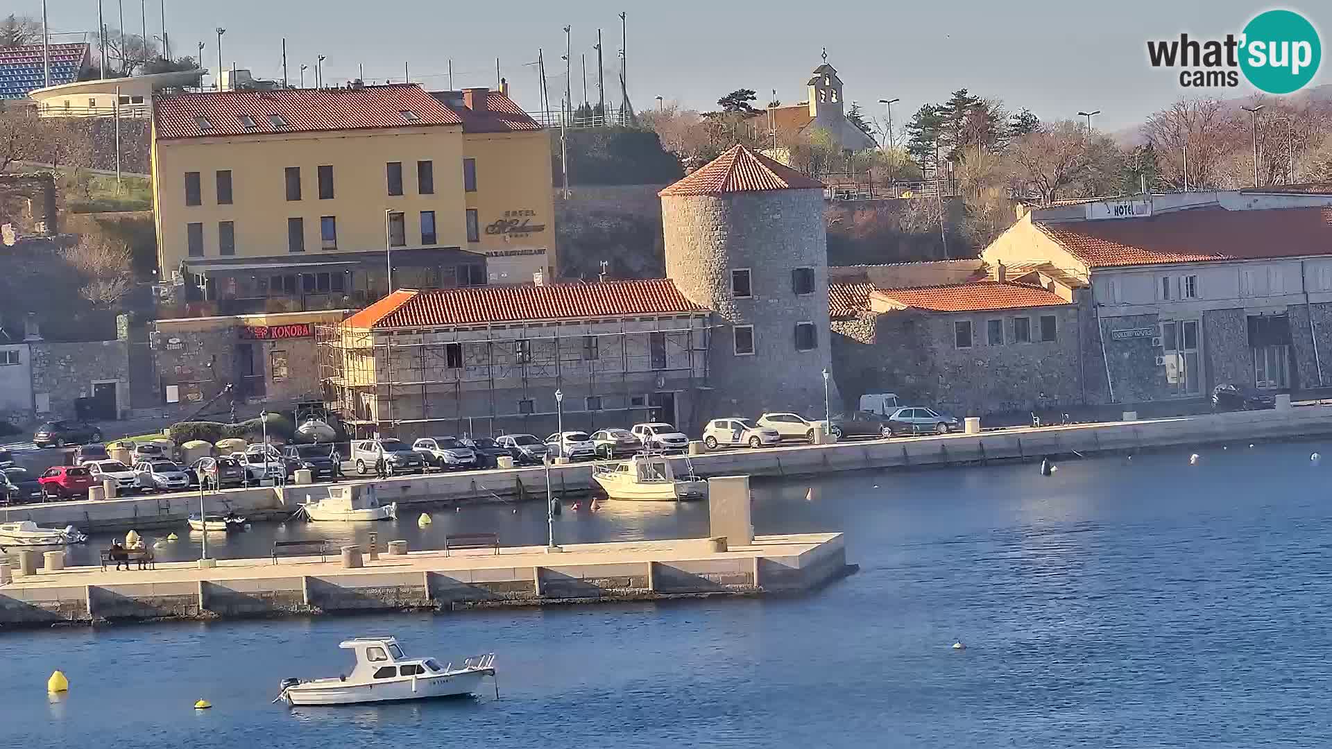 Senj Webcam – Panoramic view of Senj riva