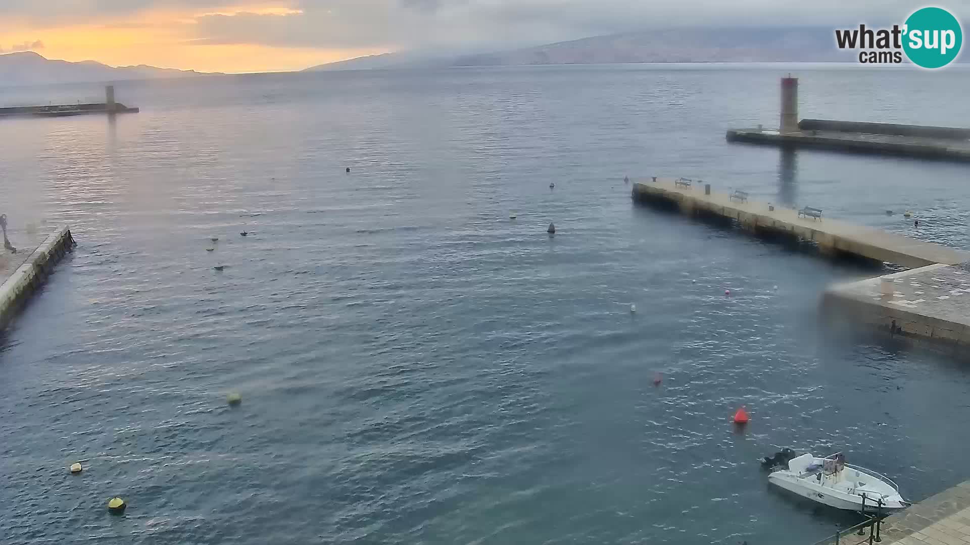 Webcam Segna – Panorama dell’lungomare di Senj