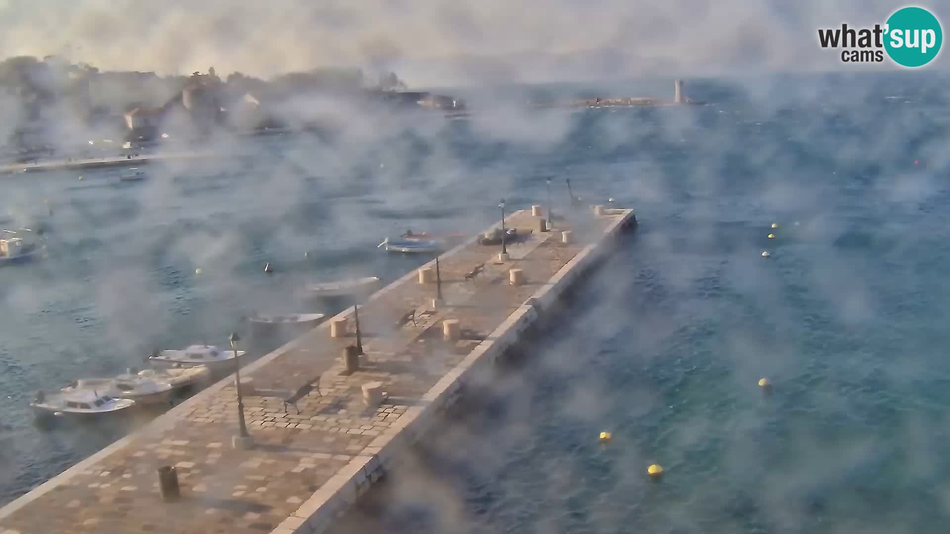 Senj Webcam – Panoramic view of Senj riva