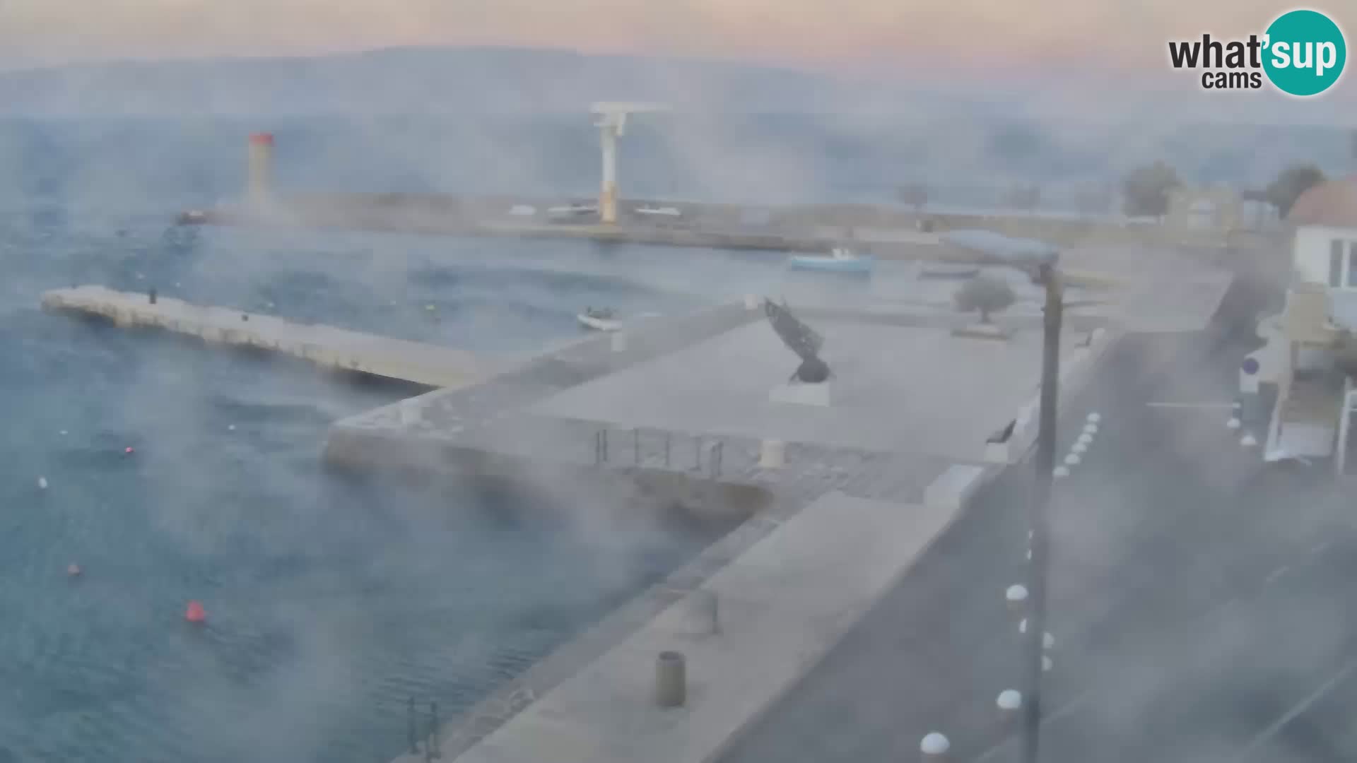 Senj Spletna kamera – pogled na obalo Senja