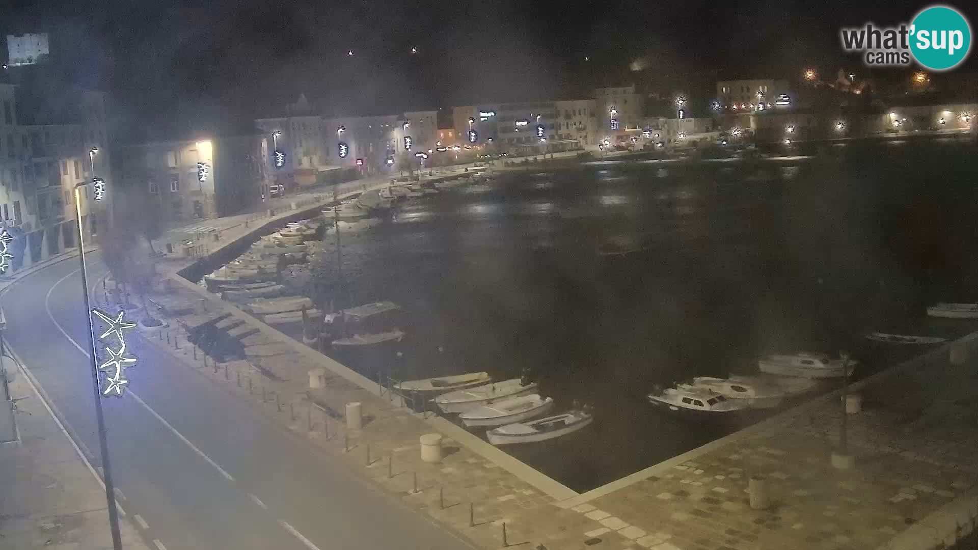 Senj Webcam – Panoramic view of Senj riva
