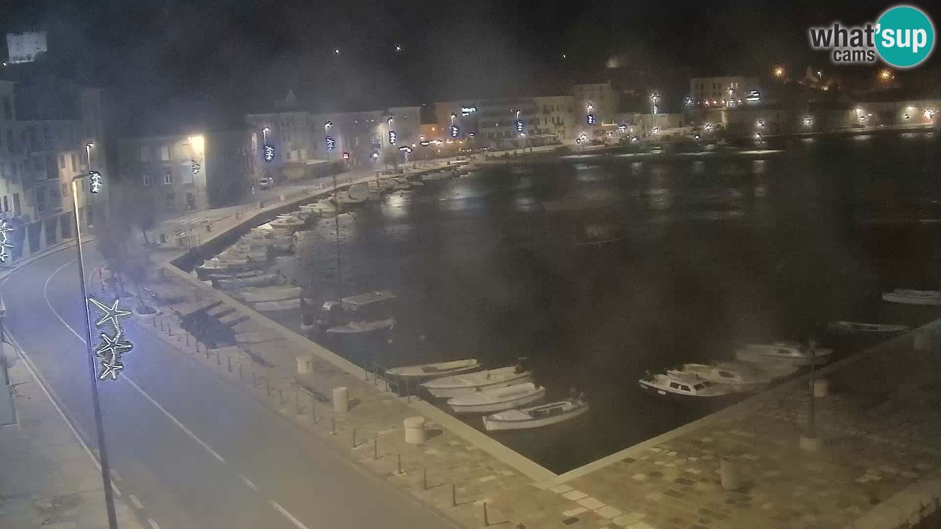 Senj camera en vivo – Vista panorámica de Senj riva