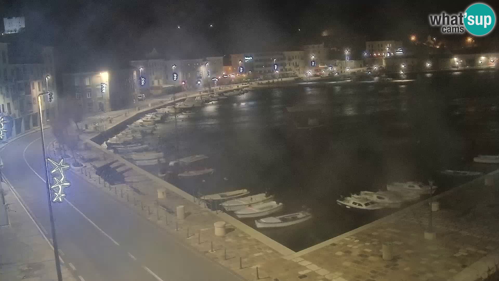 Senj camera en vivo – Vista panorámica de Senj riva
