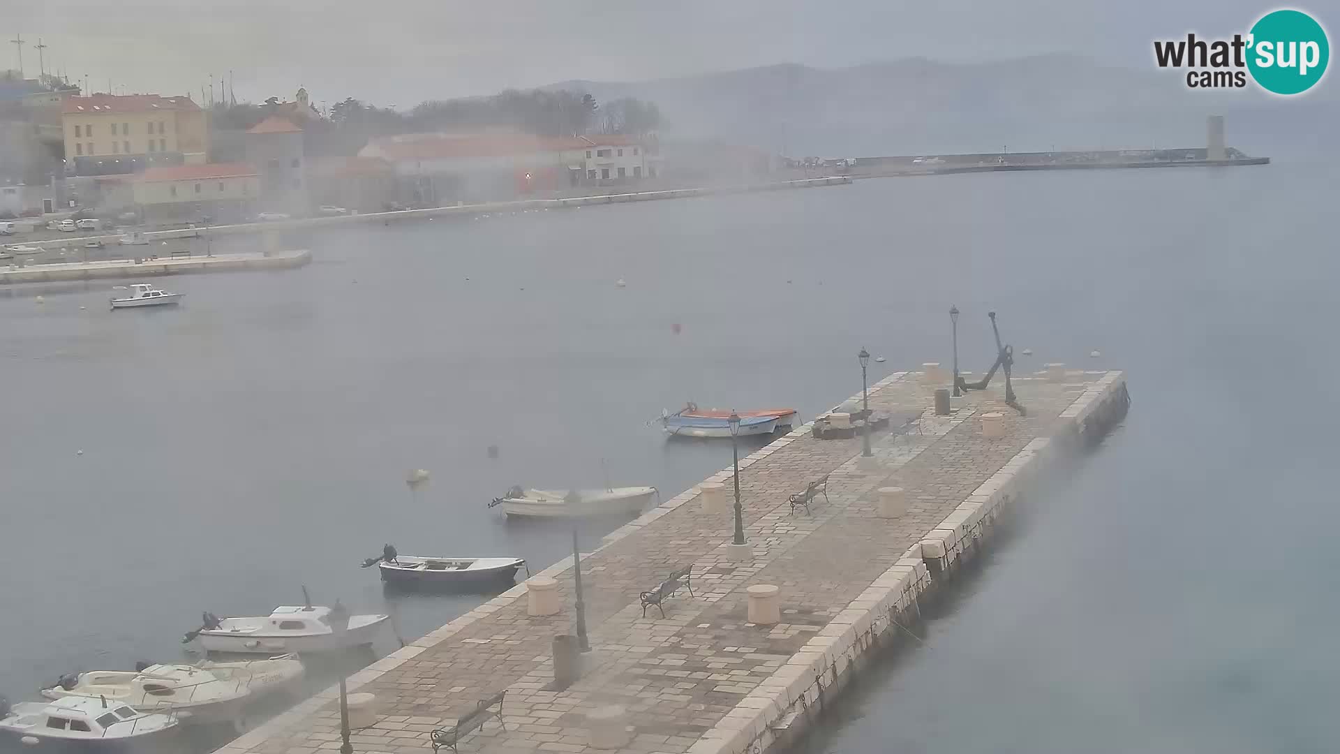 Webcam Segna – Panorama dell’lungomare di Senj