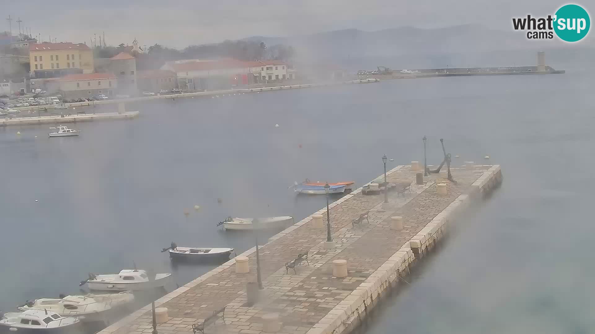 Senj camera en vivo – Vista panorámica de Senj riva