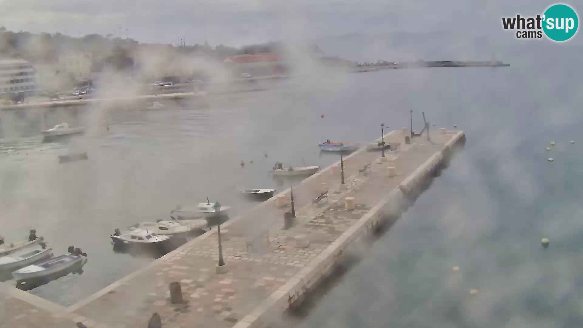 Senj camera en vivo – Vista panorámica de Senj riva