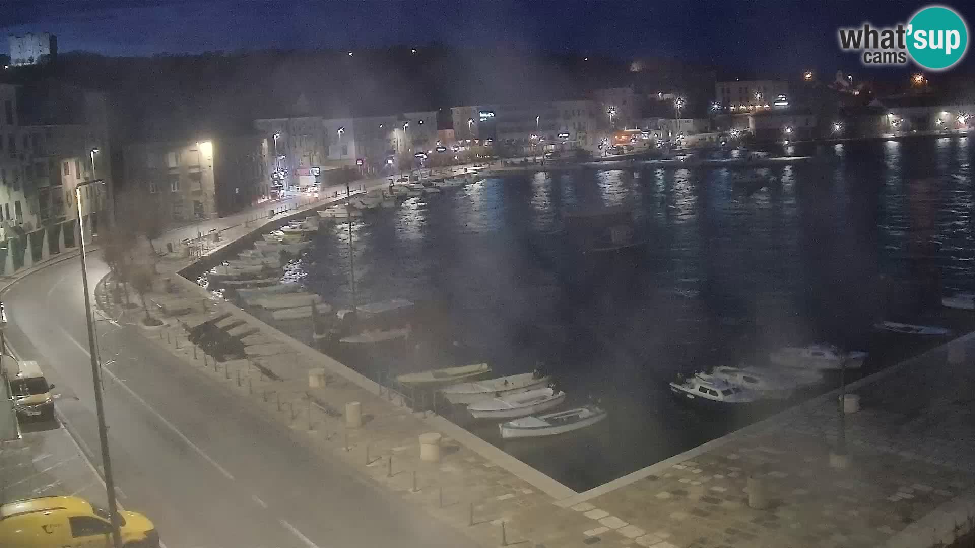 Senj Webcam – Panoramic view of Senj riva
