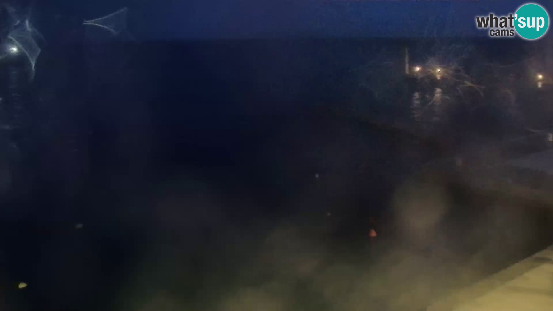 Livecam Senj – Vue panoramique de Senj riva