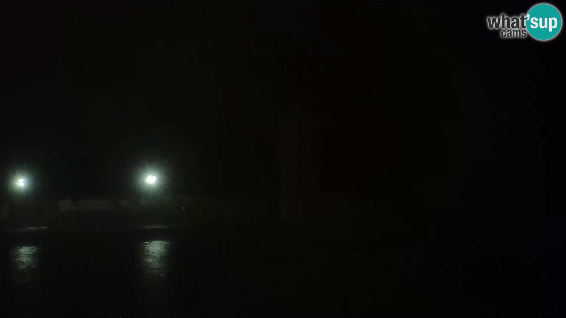 Livecam Senj – Vue panoramique de Senj riva