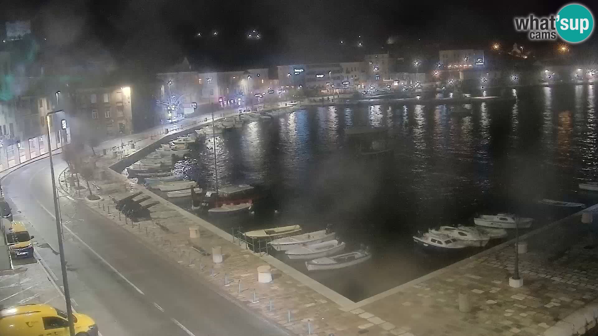 Senj camera en vivo – Vista panorámica de Senj riva