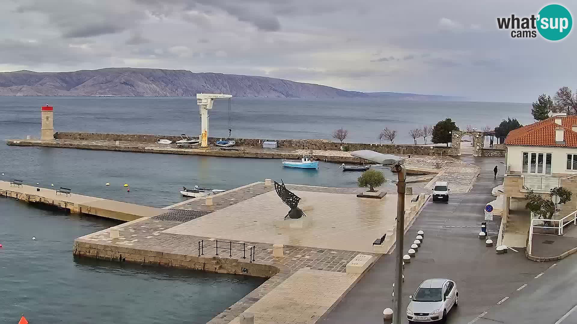 Senj Webcam – Panoramic view of Senj riva