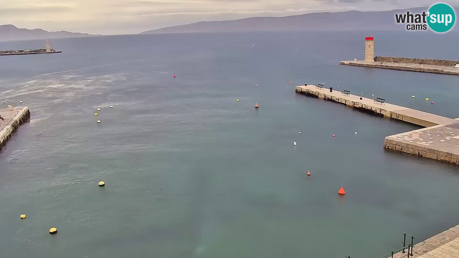 Webcam Segna – Panorama dell’lungomare di Senj