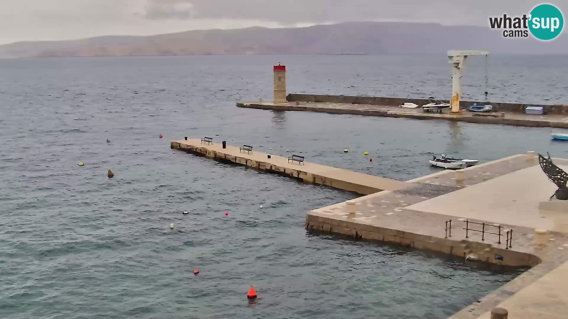 Senj Webcam – Panoramic view of Senj riva