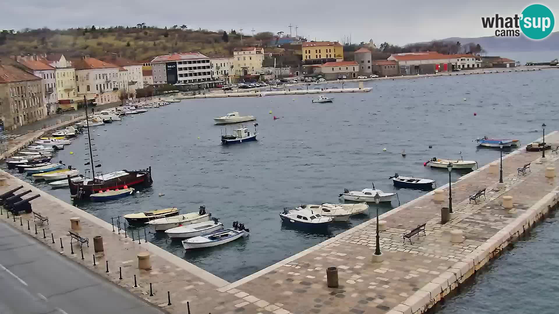 Webcam Segna – Panorama dell’lungomare di Senj