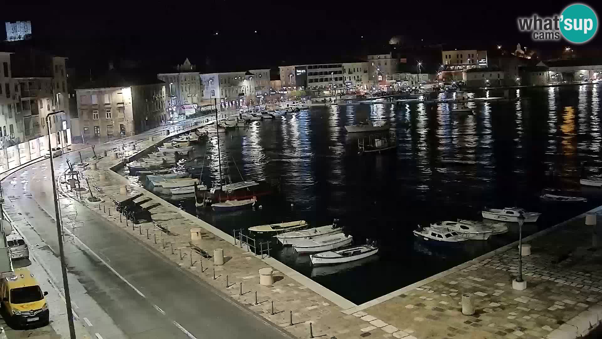 Senj Webcam – Panoramic view of Senj riva