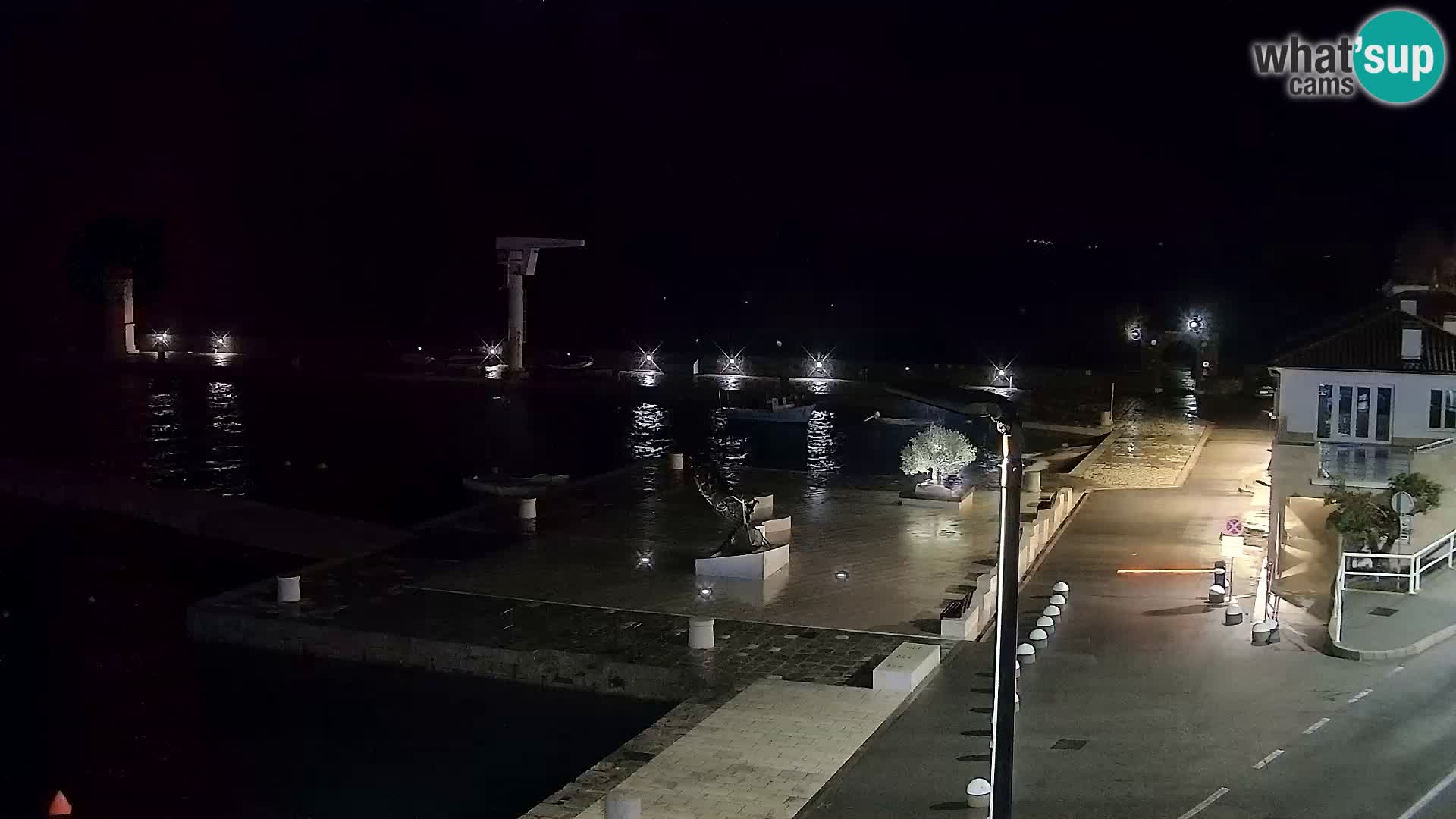 Kamera u živo Senj – Panoramski pogled na senjsku rivu