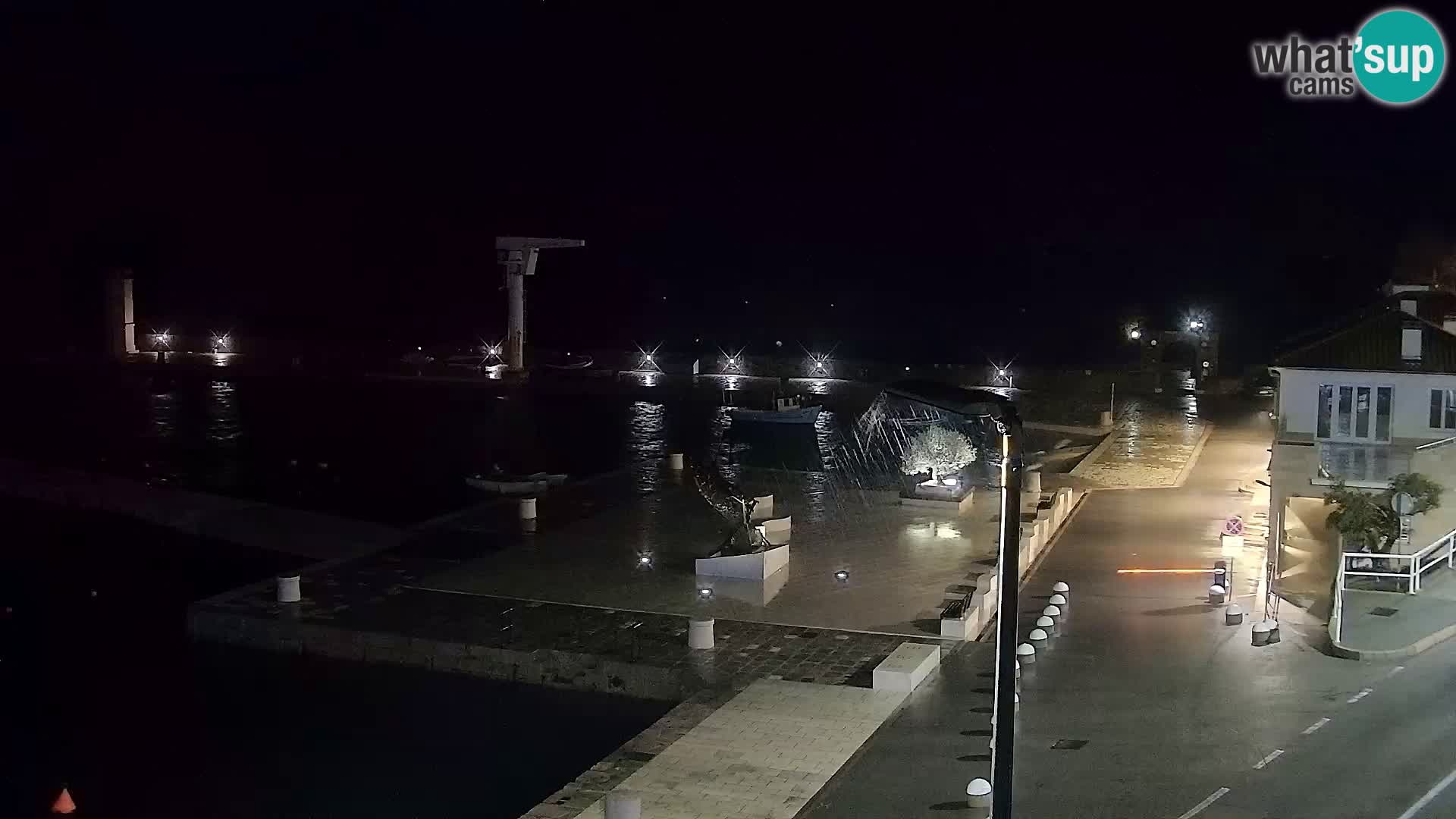 Senj camera en vivo – Vista panorámica de Senj riva