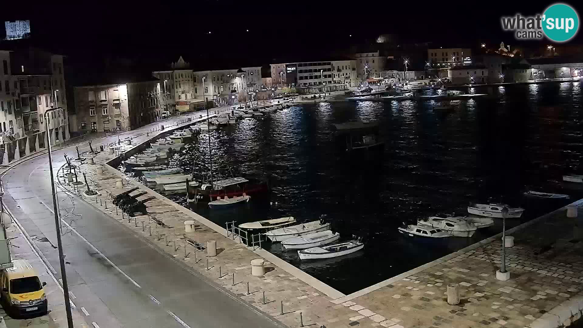 Senj camera en vivo – Vista panorámica de Senj riva