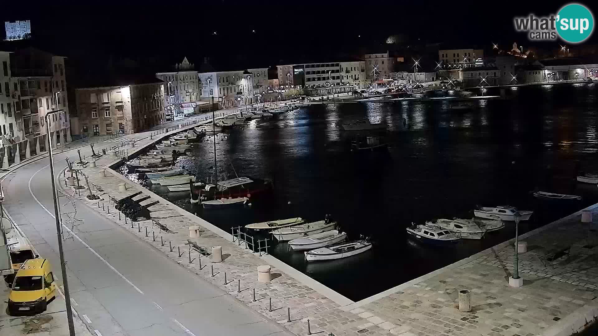 Senj Spletna kamera – pogled na obalo Senja