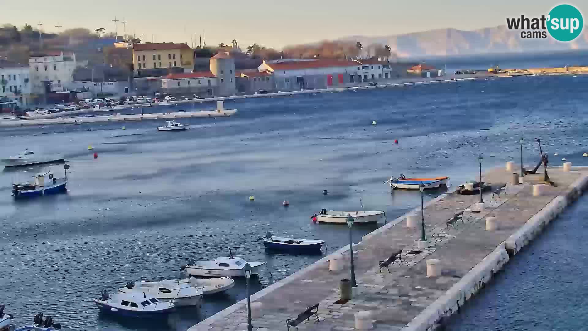 Webcam Segna – Panorama dell’lungomare di Senj
