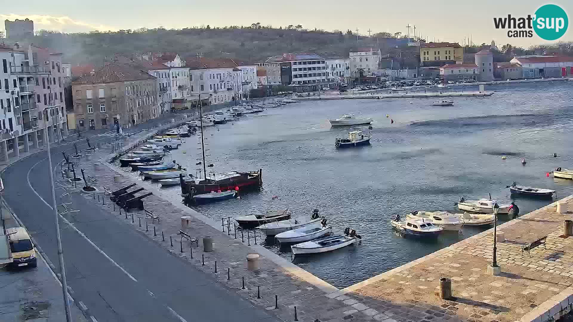 Senj camera en vivo – Vista panorámica de Senj riva