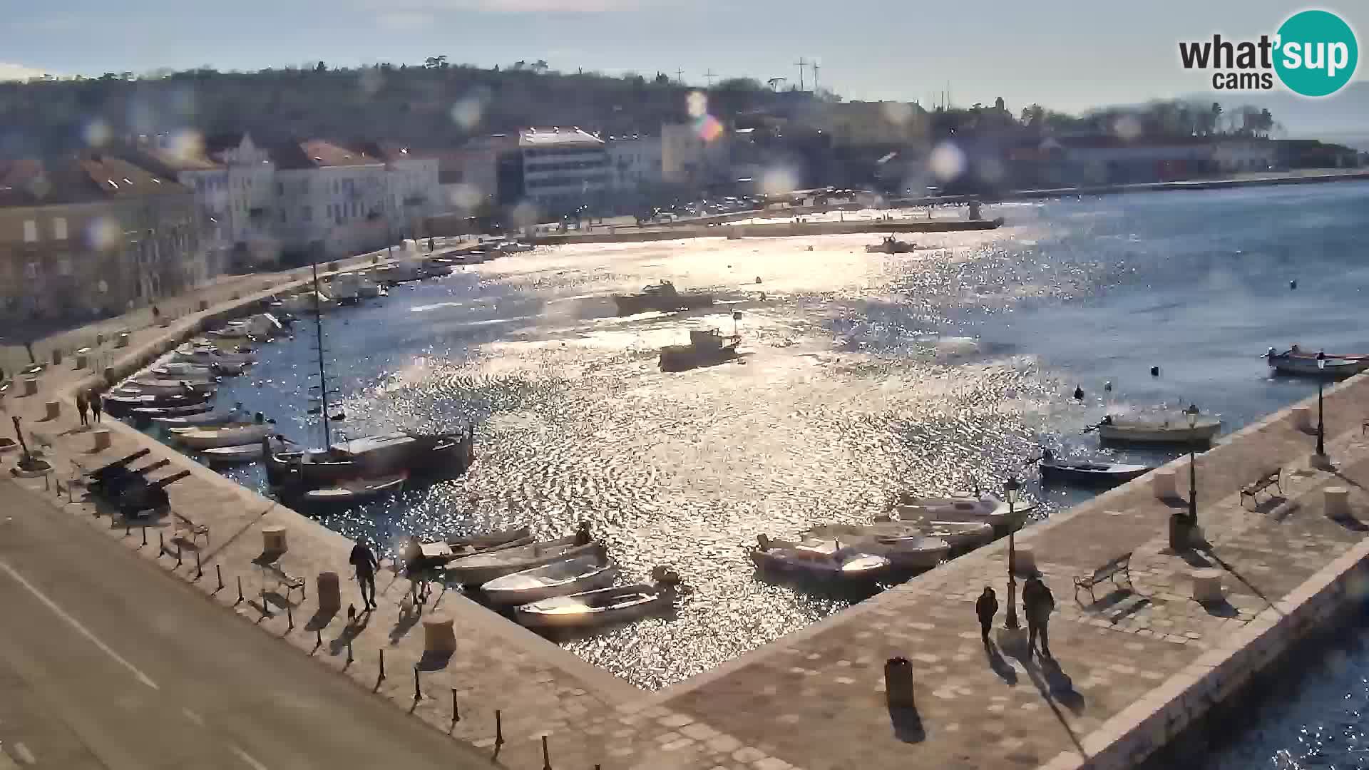 Senj Webcam – Panoramic view of Senj riva