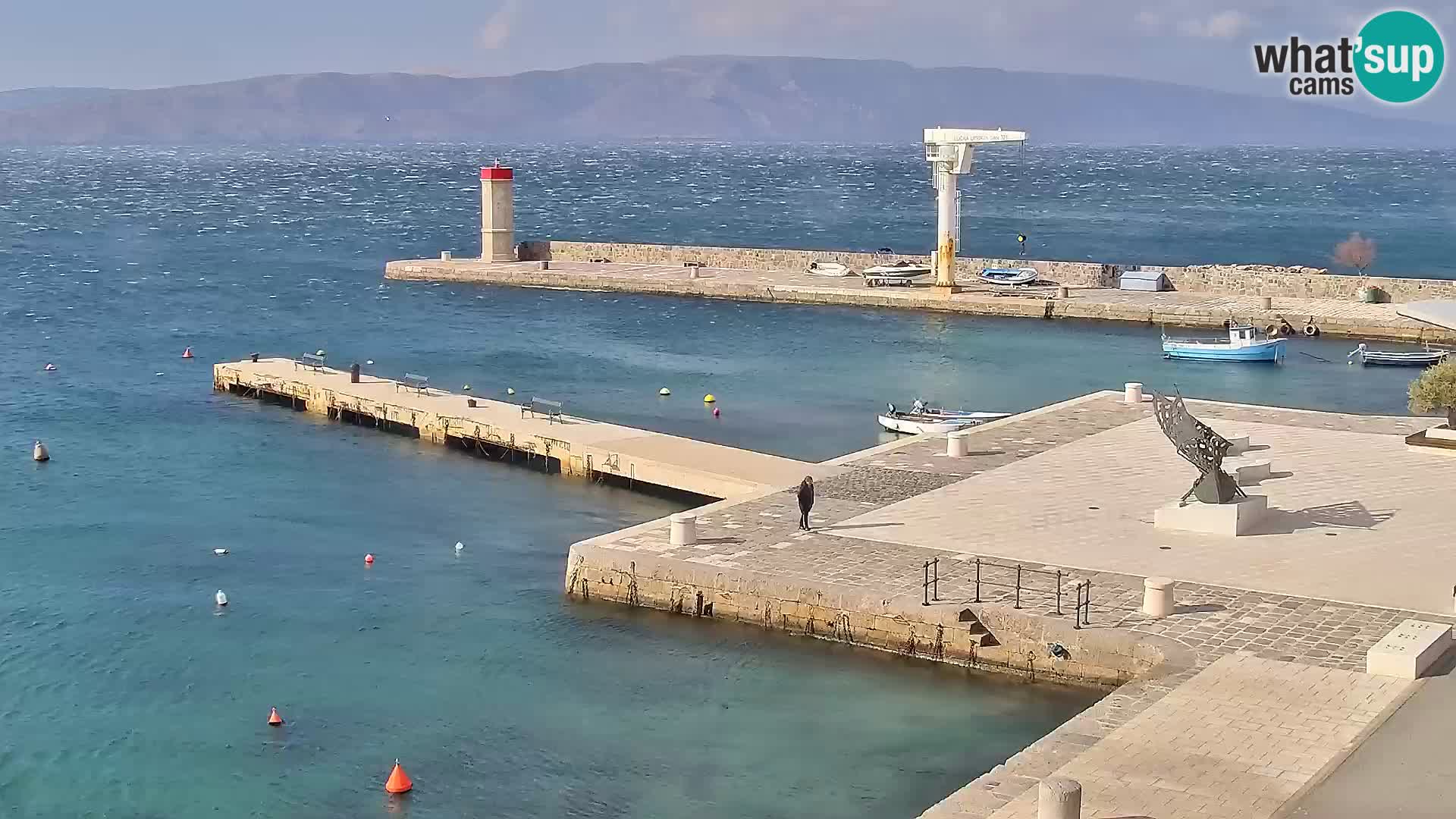 Senj Spletna kamera – pogled na obalo Senja