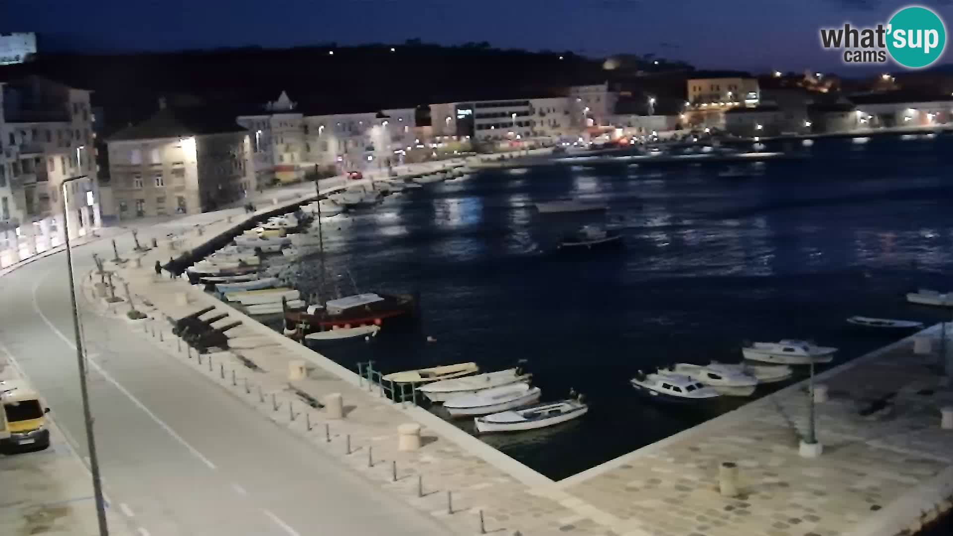 Senj Webcam – Panoramic view of Senj riva