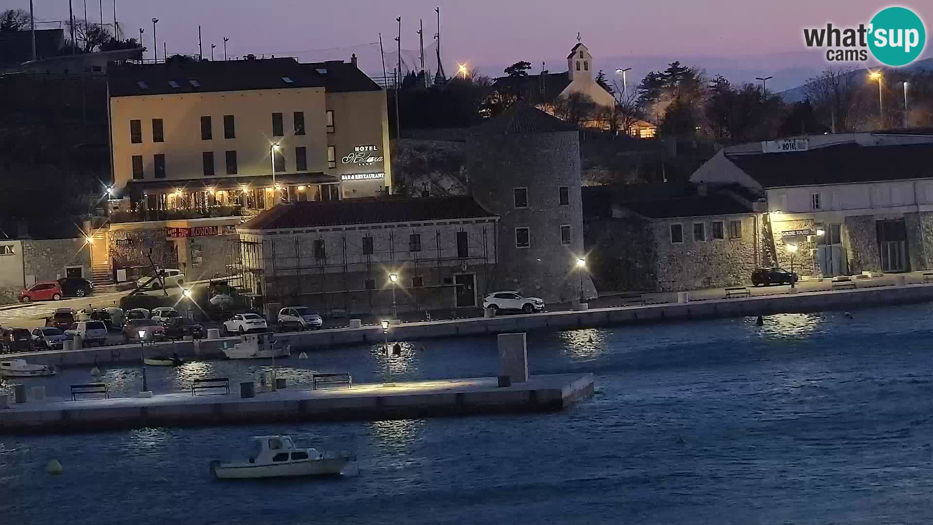 Senj Webcam – Panoramic view of Senj riva
