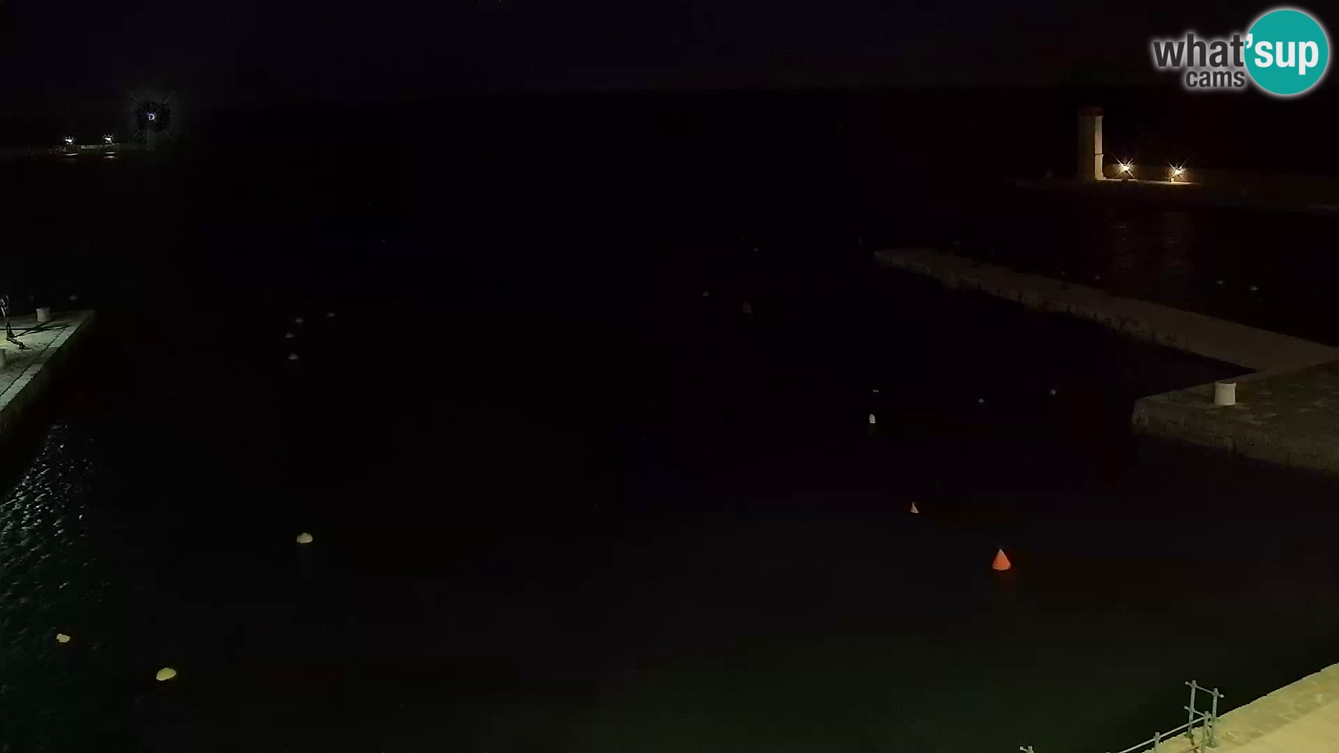 Webcam Senj – Panoramablick auf die Riva Senj