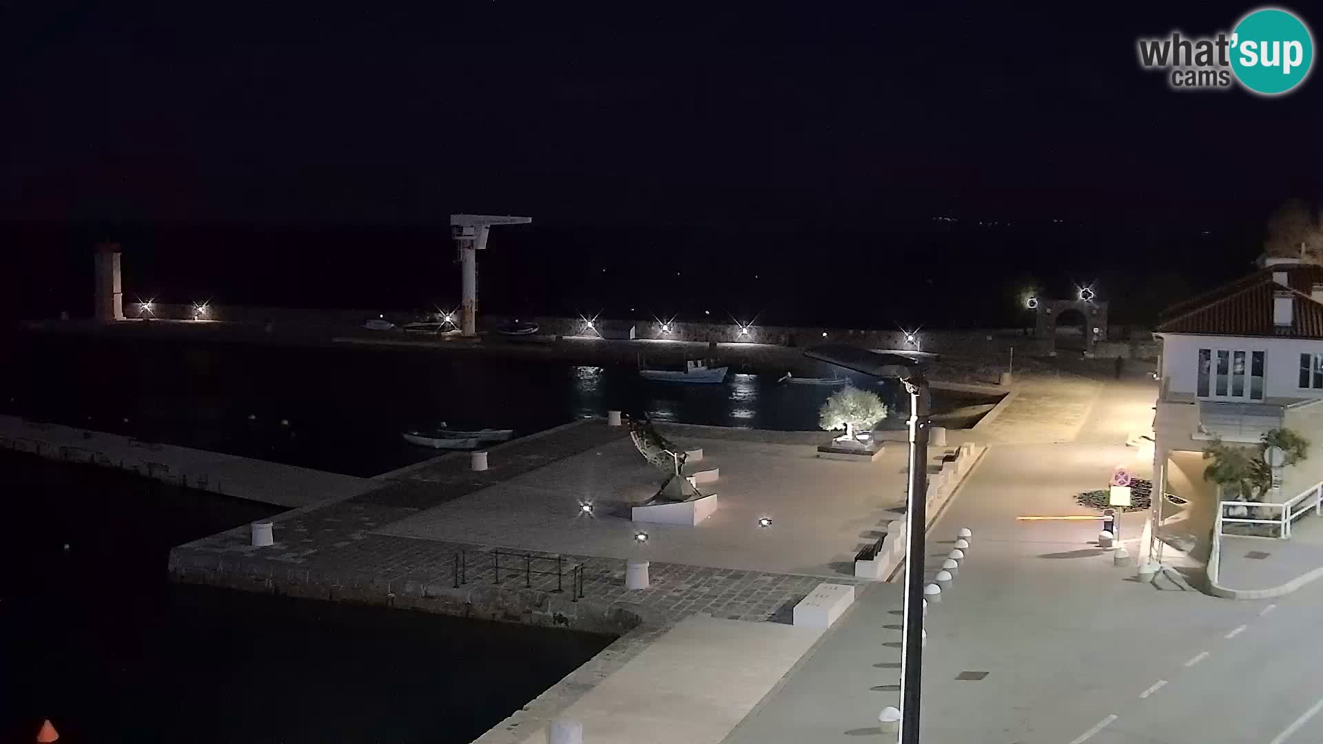 Webcam Segna – Panorama dell’lungomare di Senj