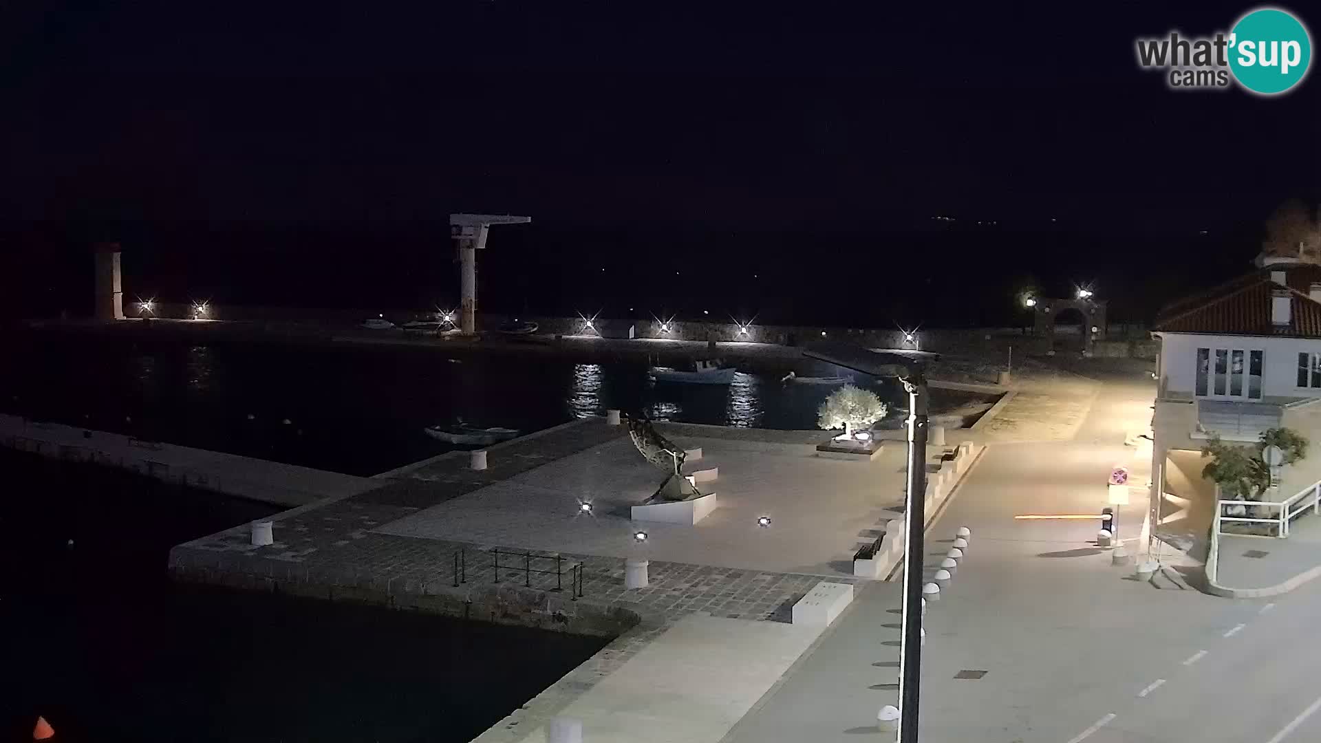 Senj camera en vivo – Vista panorámica de Senj riva