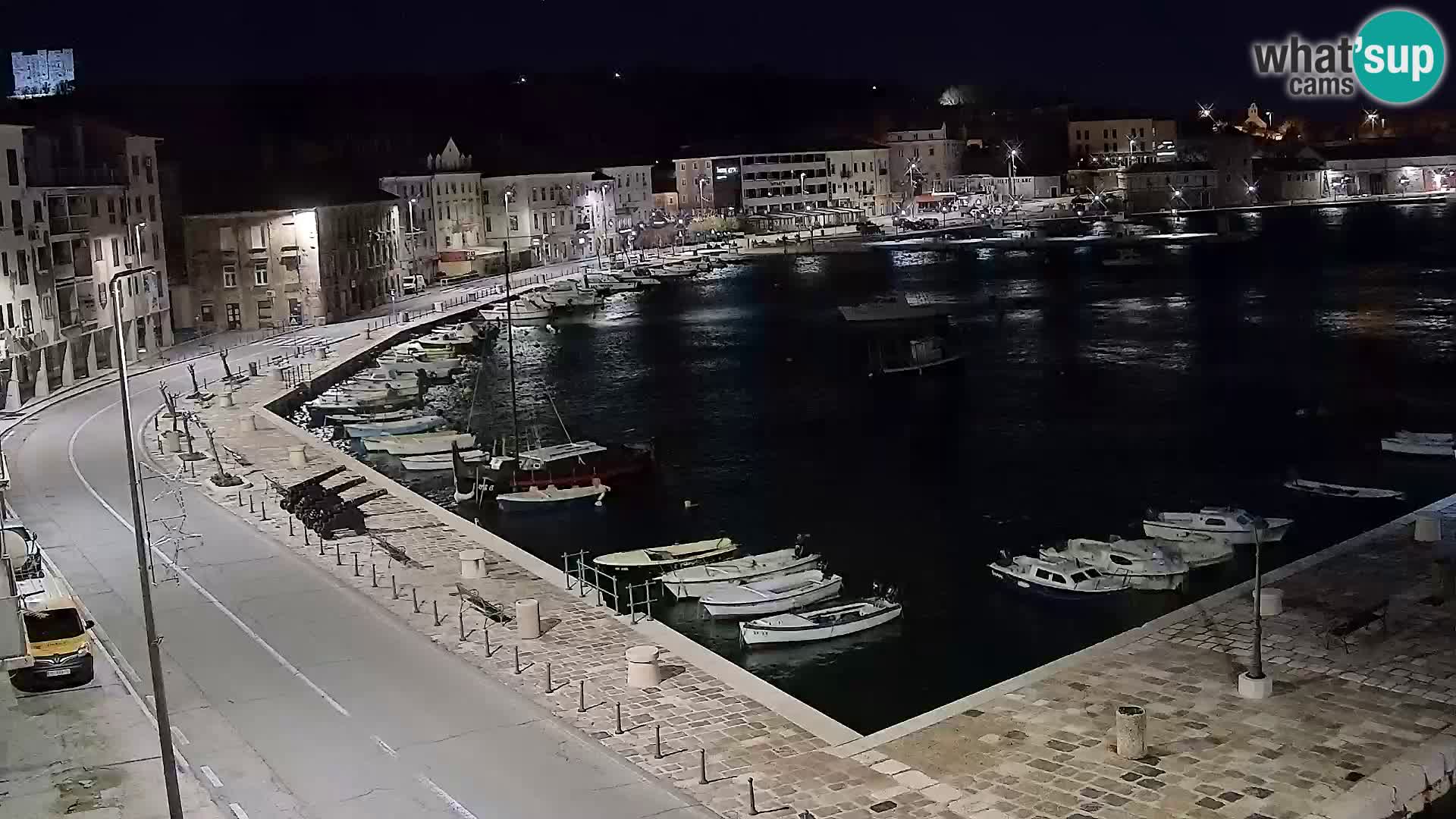 Senj camera en vivo – Vista panorámica de Senj riva